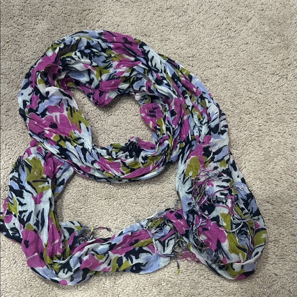 Floral scarf